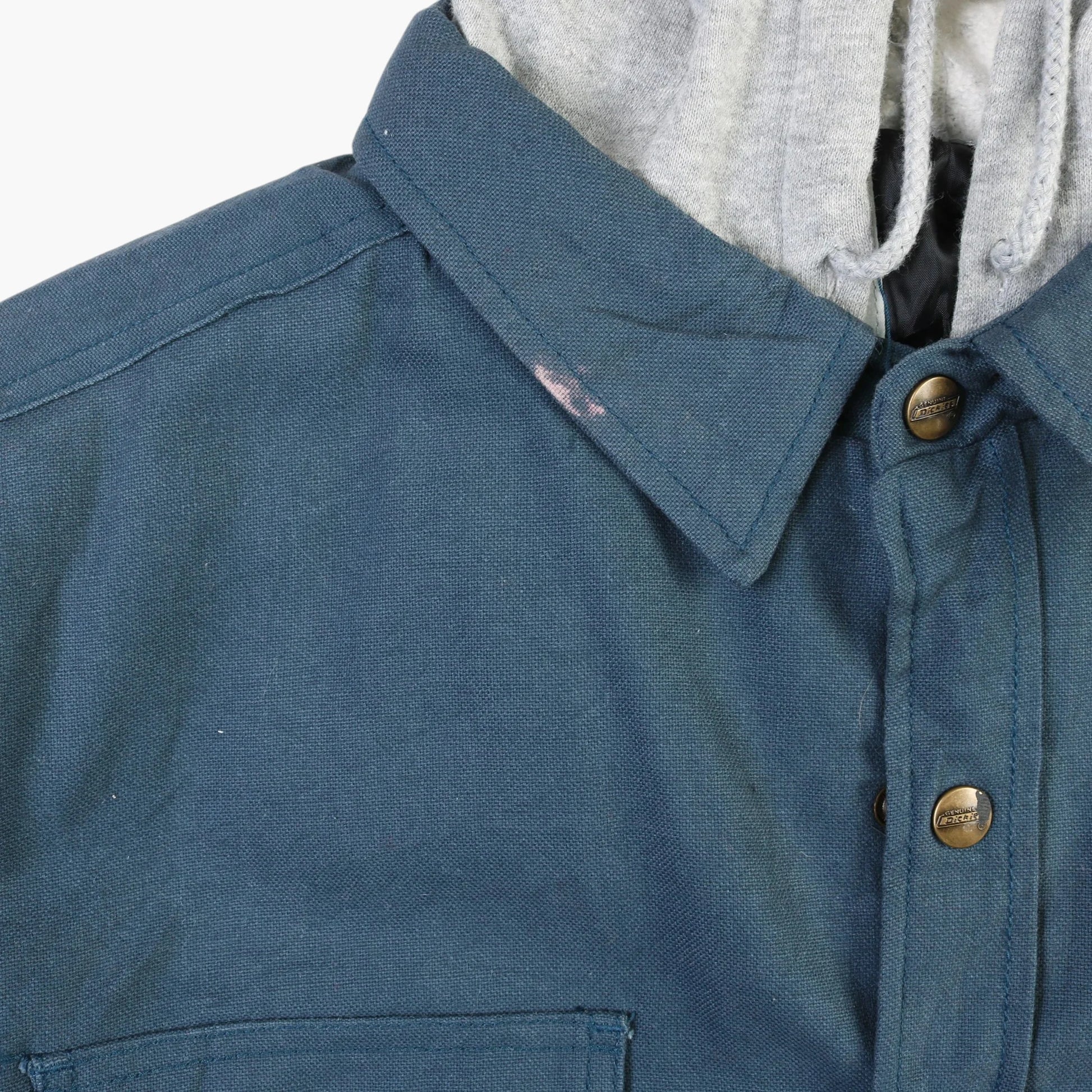 Hooded Work Jacket - Blue
