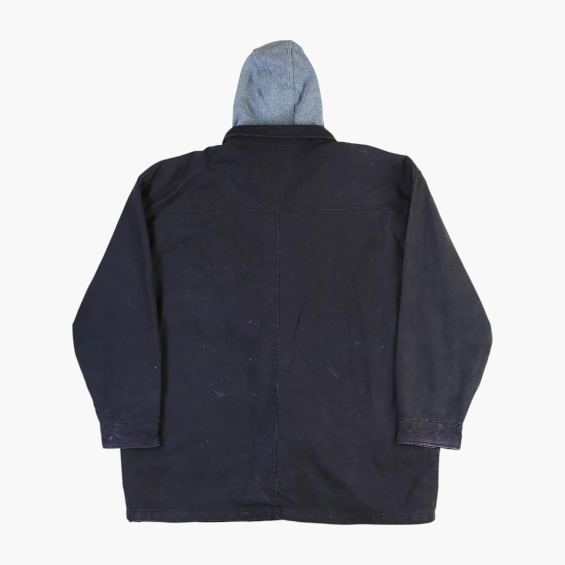Hooded Work Jacket - Black