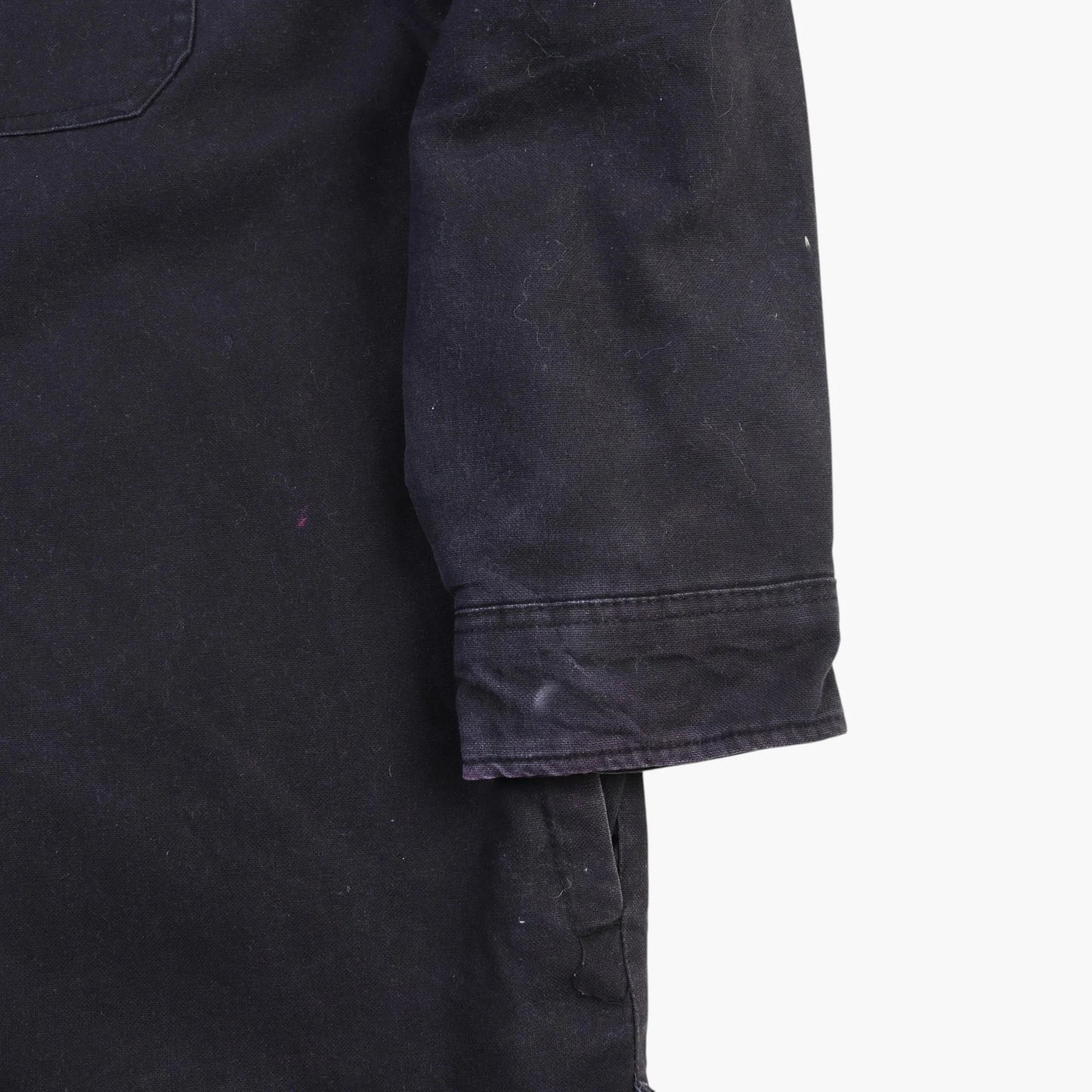 Hooded Work Jacket - Black