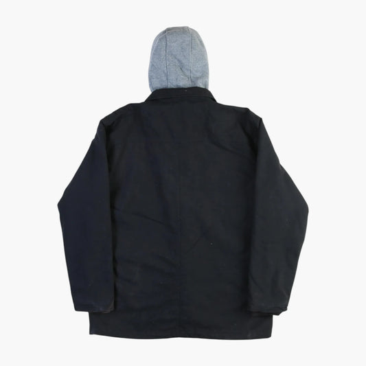 Hooded Work Jacket - Black