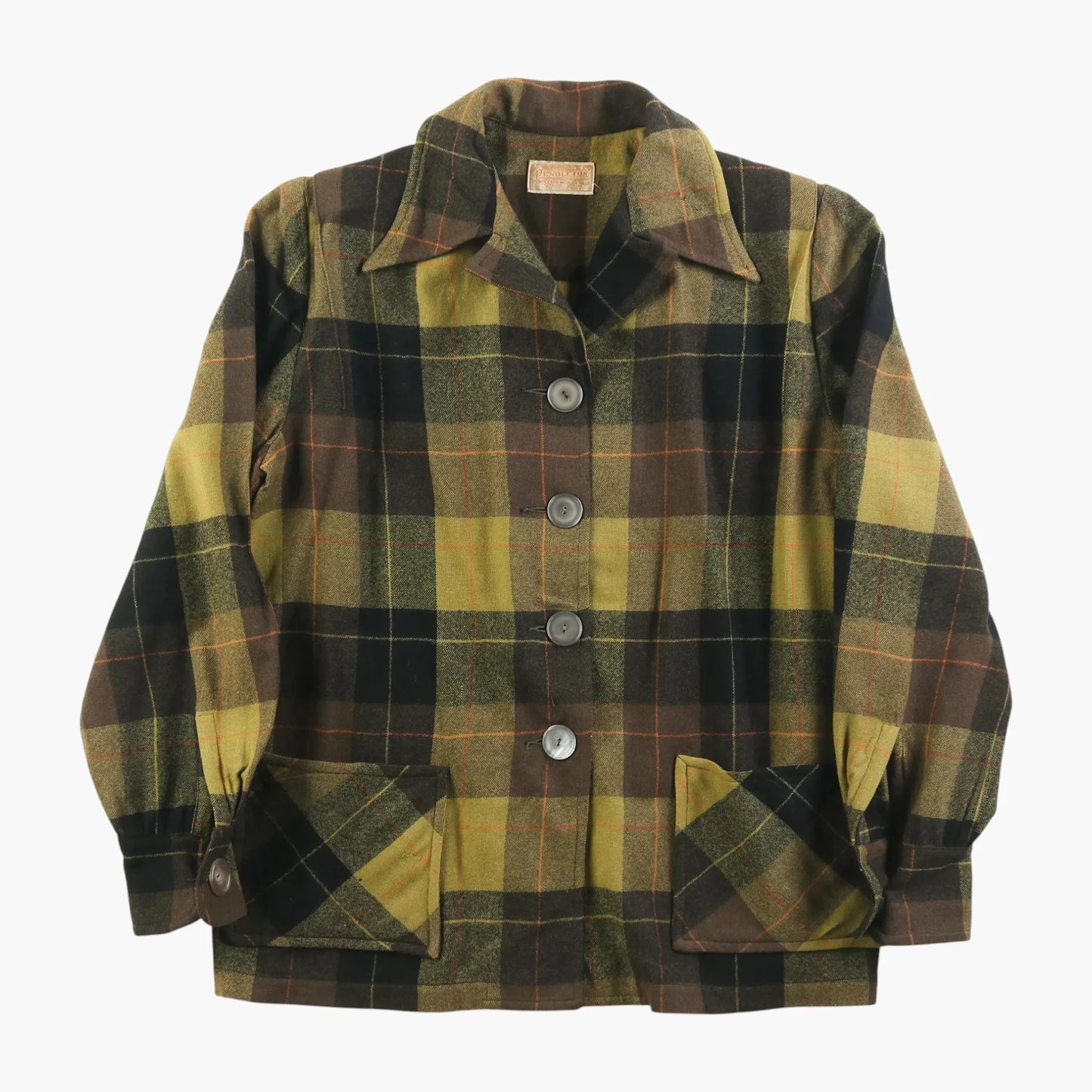 Vintage Flannel Plaid Jacket