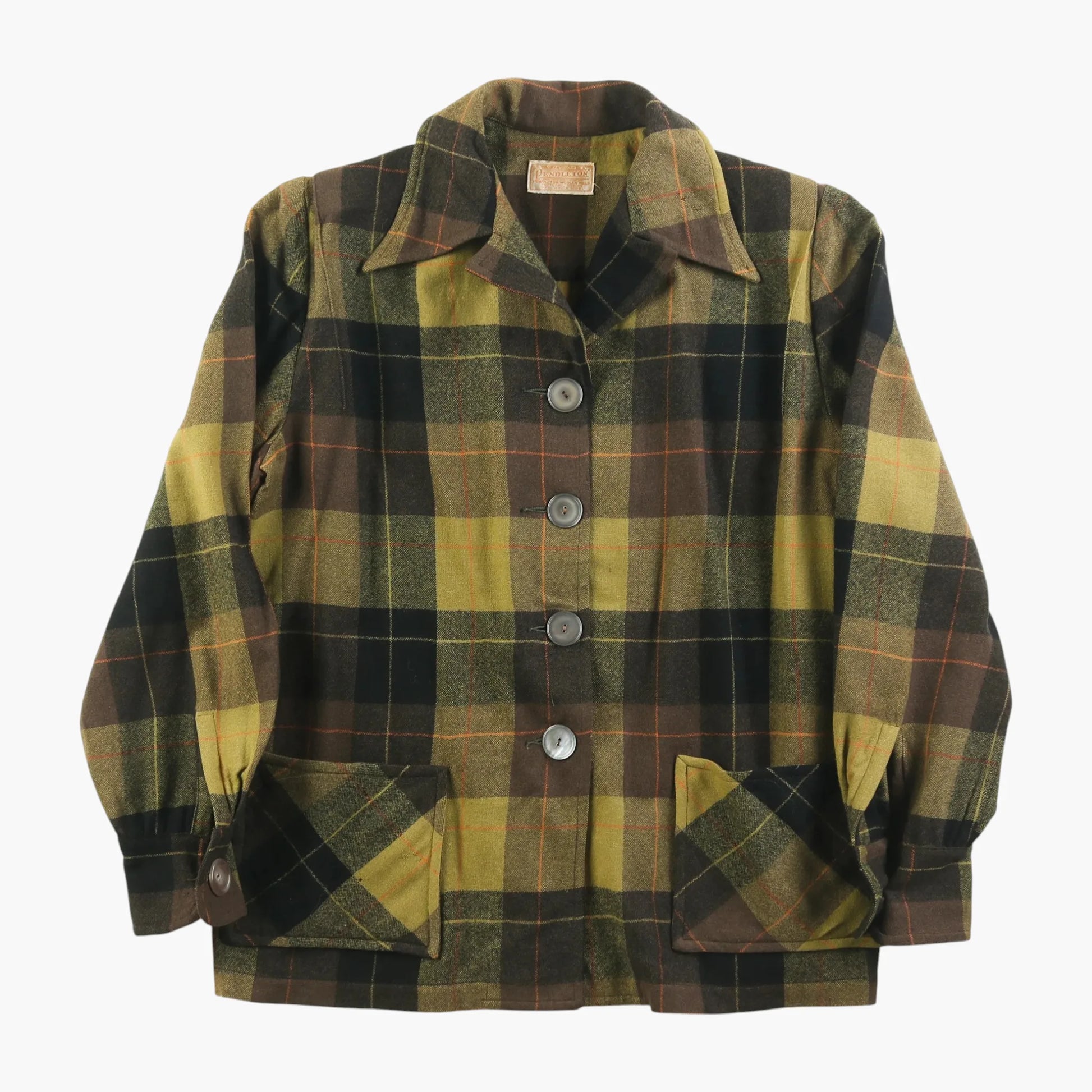 Vintage Flannel Plaid Jacket