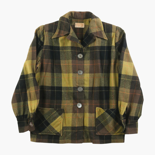Vintage Flannel Plaid Jacket