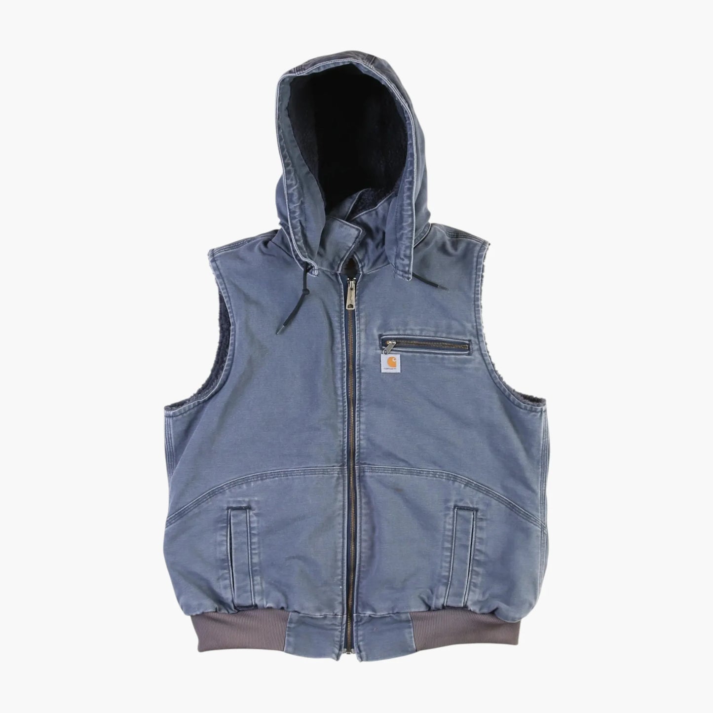 Hooded Lined Vest - Purple