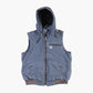 Hooded Lined Vest - Purple