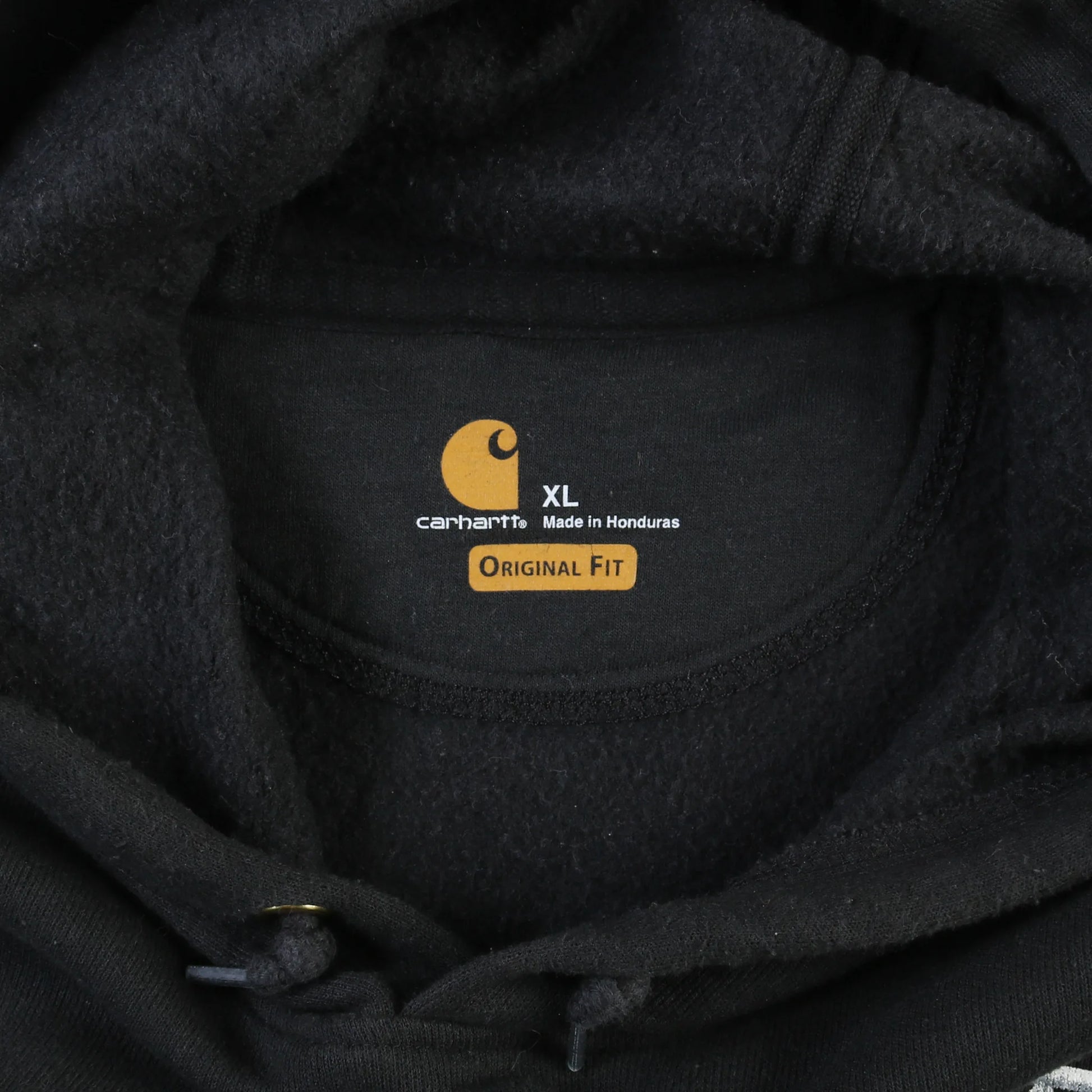 Vintage Hooded Sweatshirt - Black