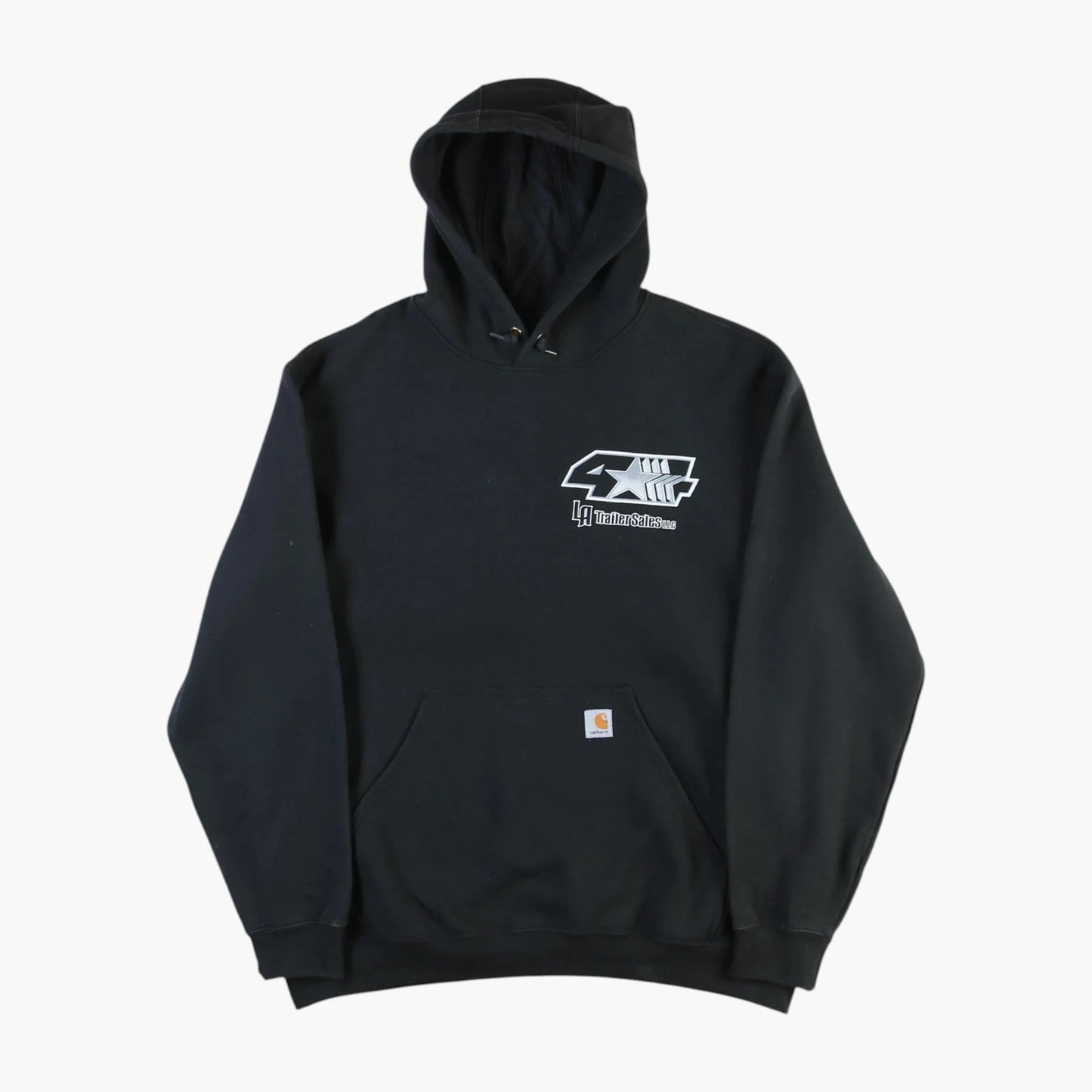 Vintage Hooded Sweatshirt - Black