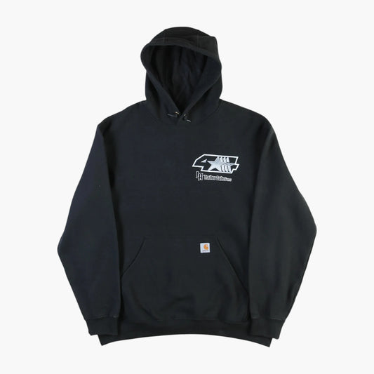 Vintage Hooded Sweatshirt - Black