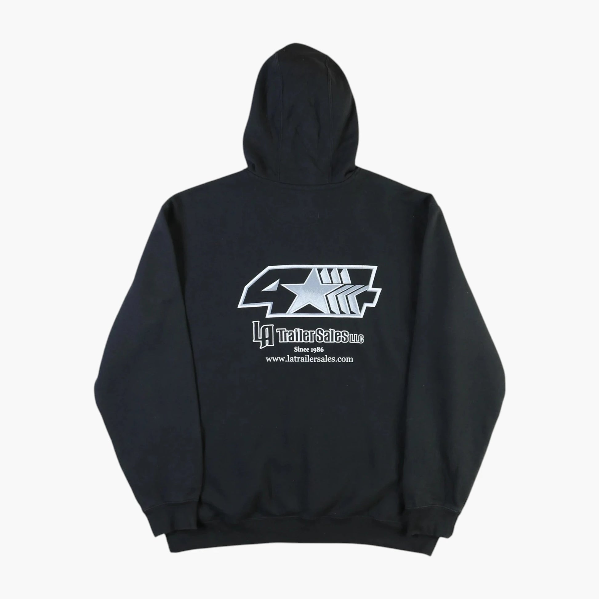 Vintage Hooded Sweatshirt - Black