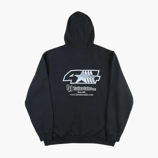 Vintage Hooded Sweatshirt - Black