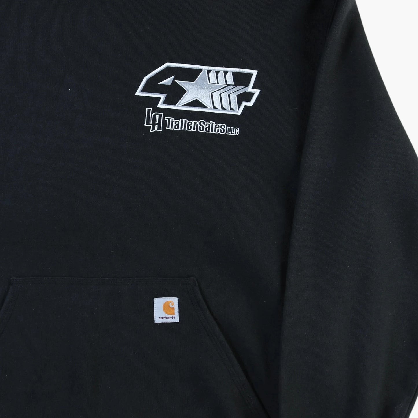 Vintage Hooded Sweatshirt - Black