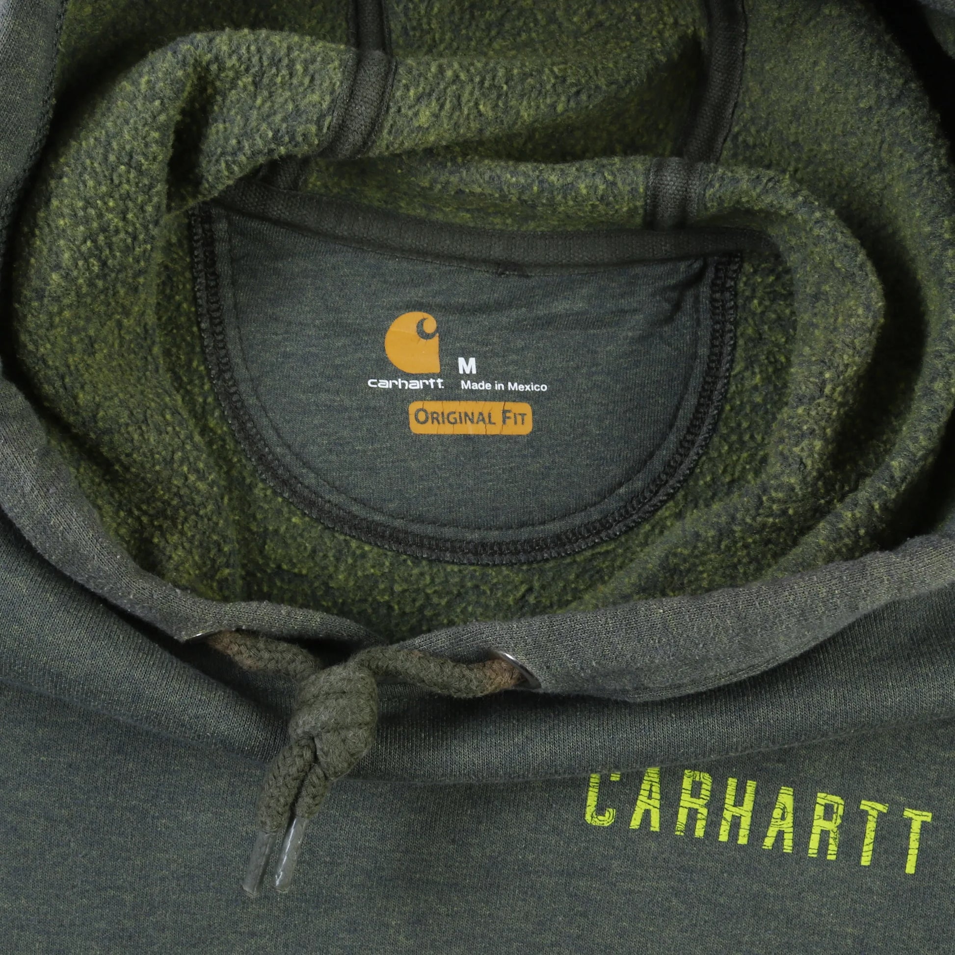 Vintage Hooded Sweatshirt - Green