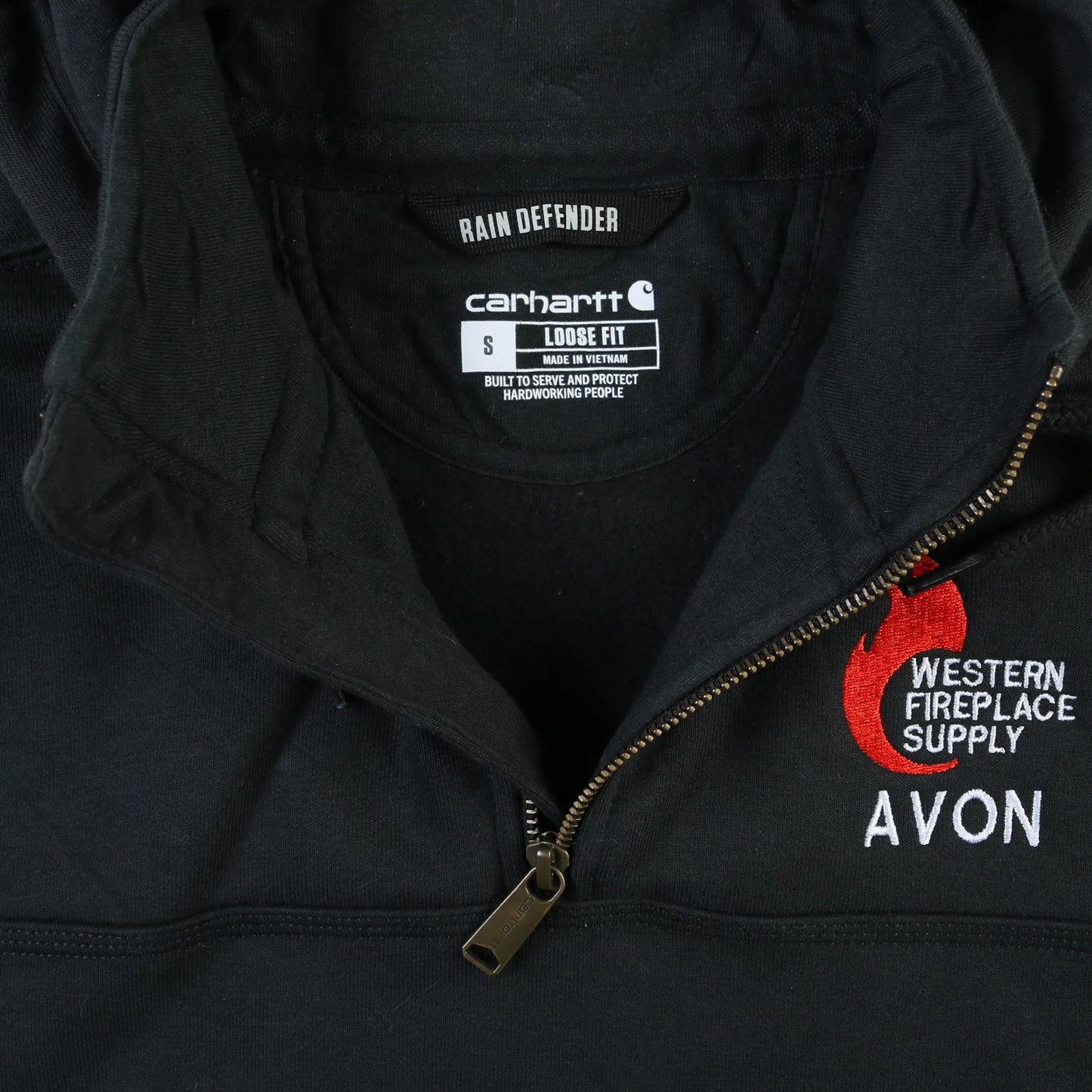 Vintage Hooded Sweatshirt - Black
