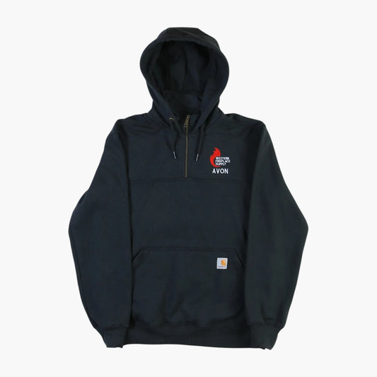 Vintage Hooded Sweatshirt - Black