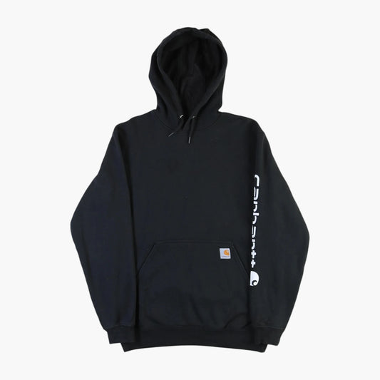Vintage Hooded Sweatshirt - Black