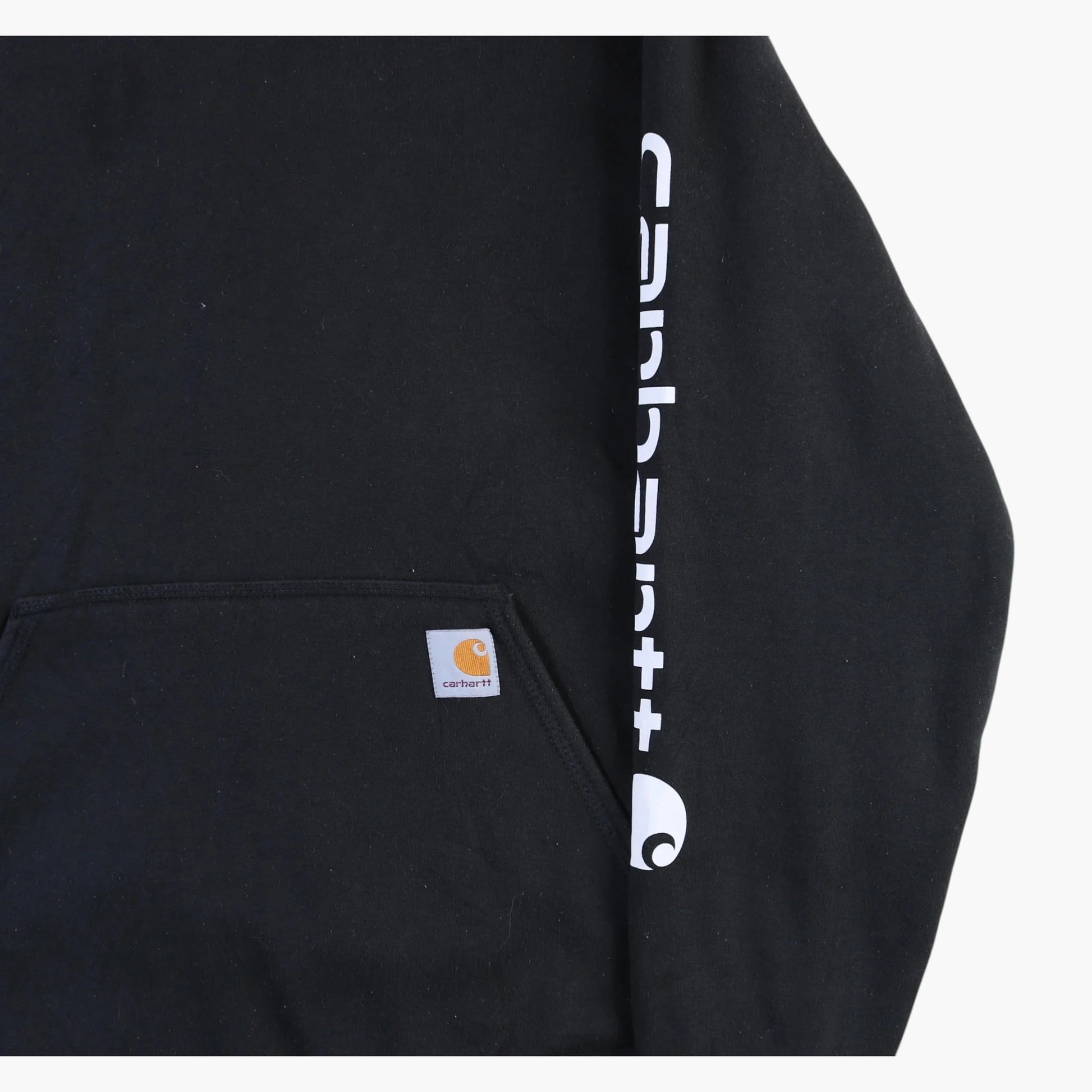 Vintage Hooded Sweatshirt - Black