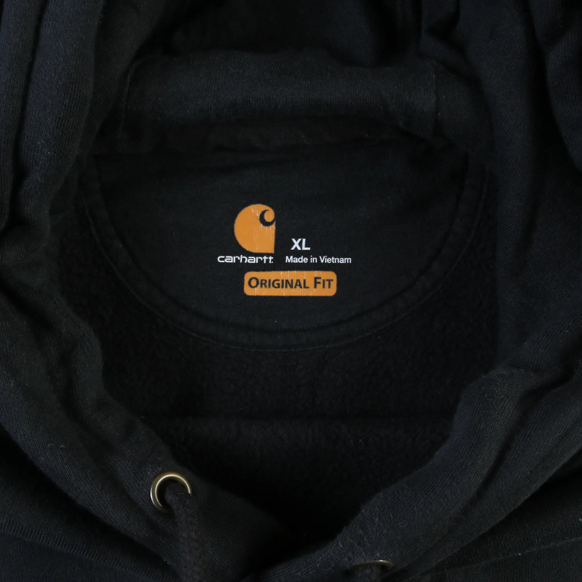 Vintage Hooded Sweatshirt - Black
