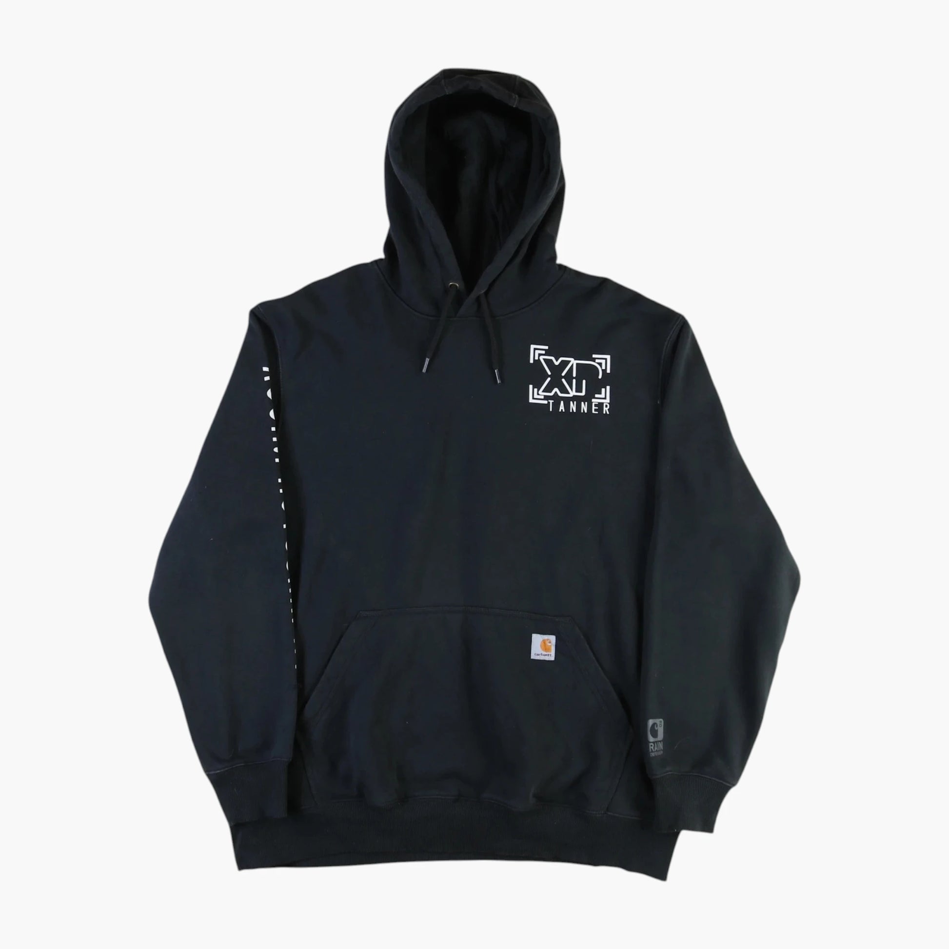 Vintage Hooded Sweatshirt - Black