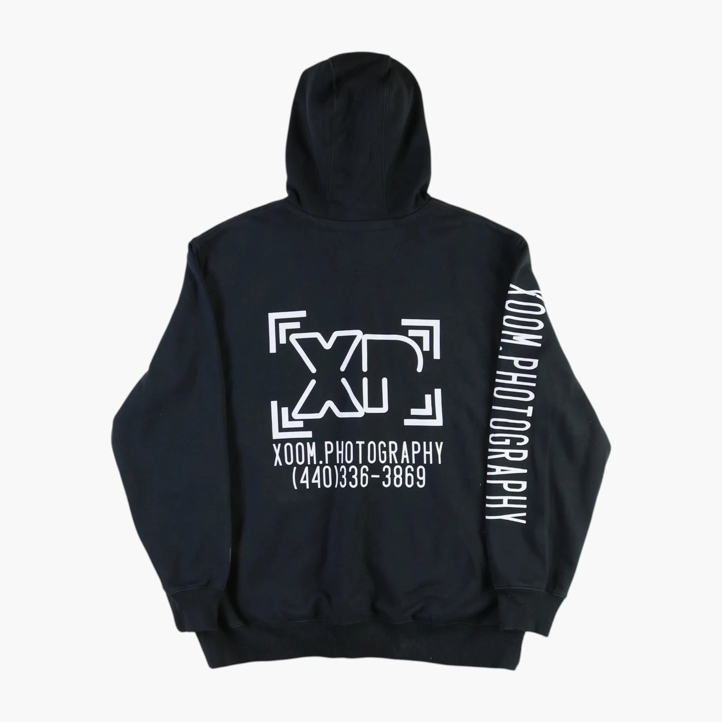 Vintage Hooded Sweatshirt - Black