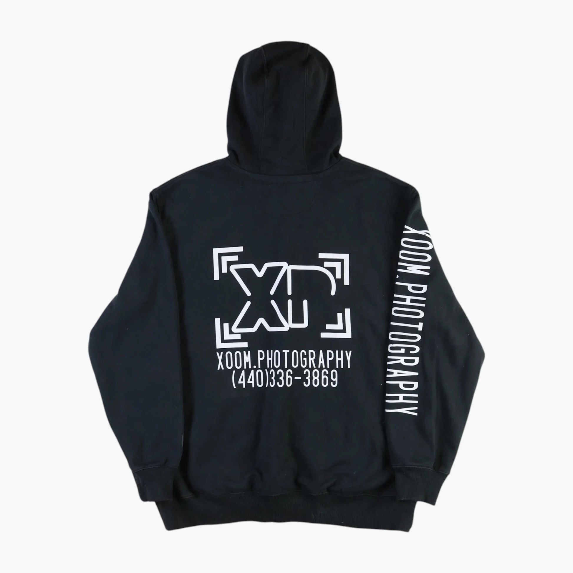 Vintage Hooded Sweatshirt - Black