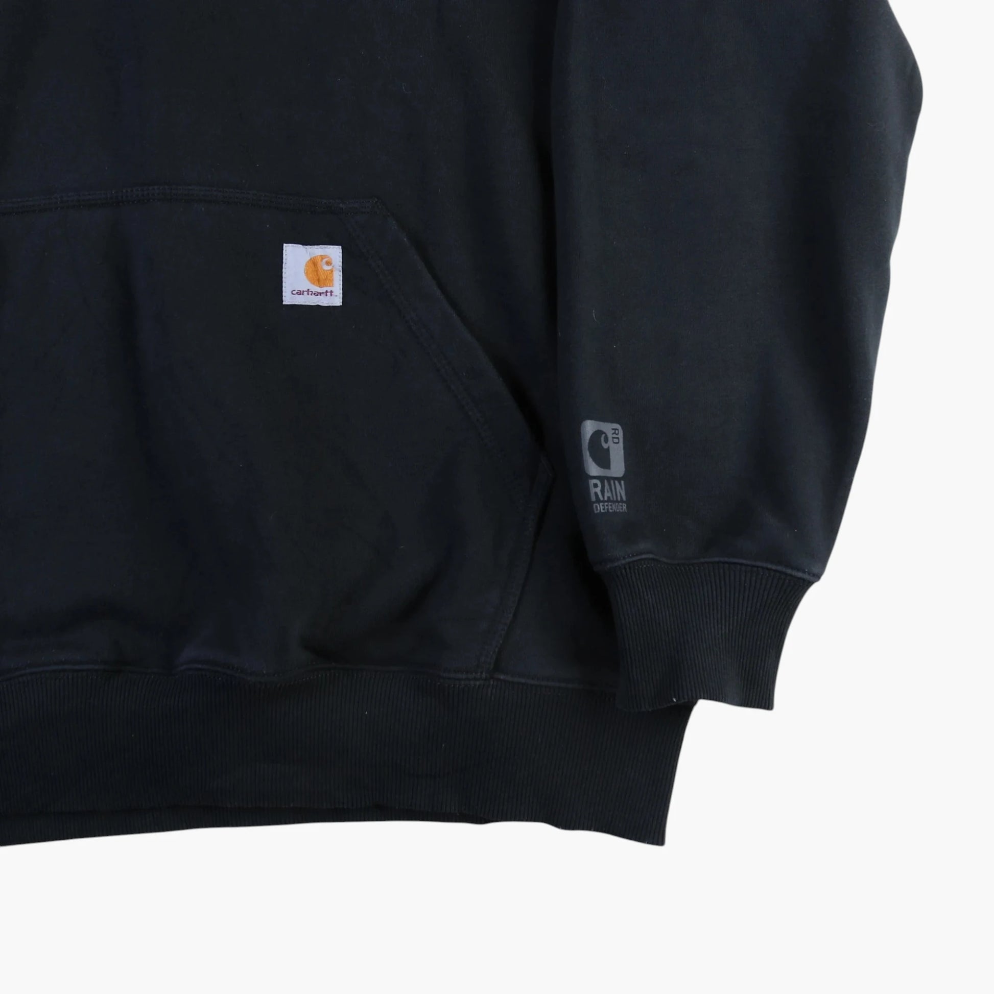 Vintage Hooded Sweatshirt - Black