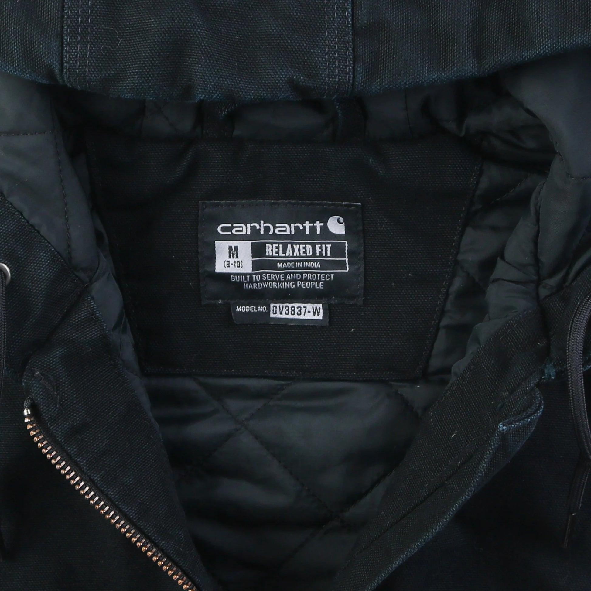 Hooded Lined Vest - Black