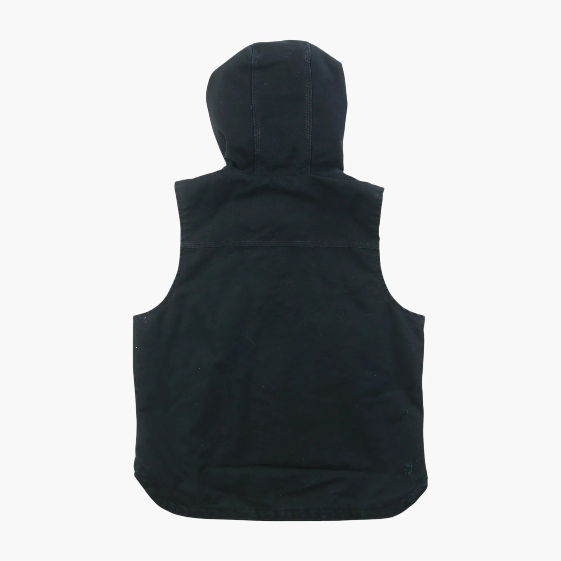 Hooded Lined Vest - Black