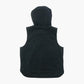 Hooded Lined Vest - Black