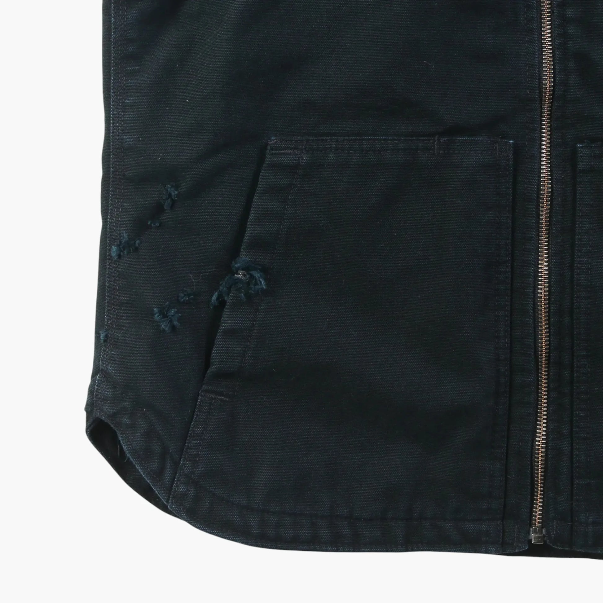 Hooded Lined Vest - Black