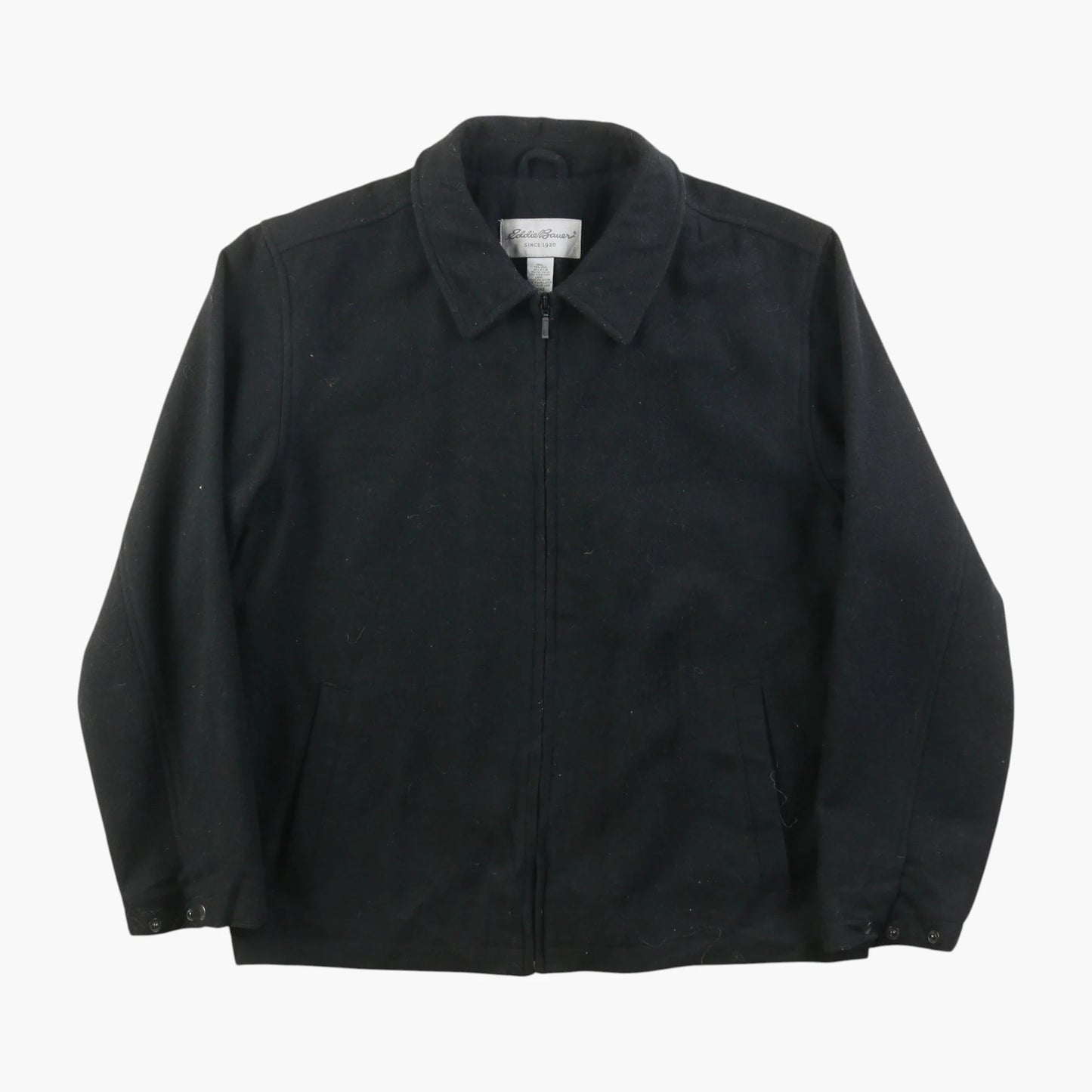 Wool Zip Blouson Jacket