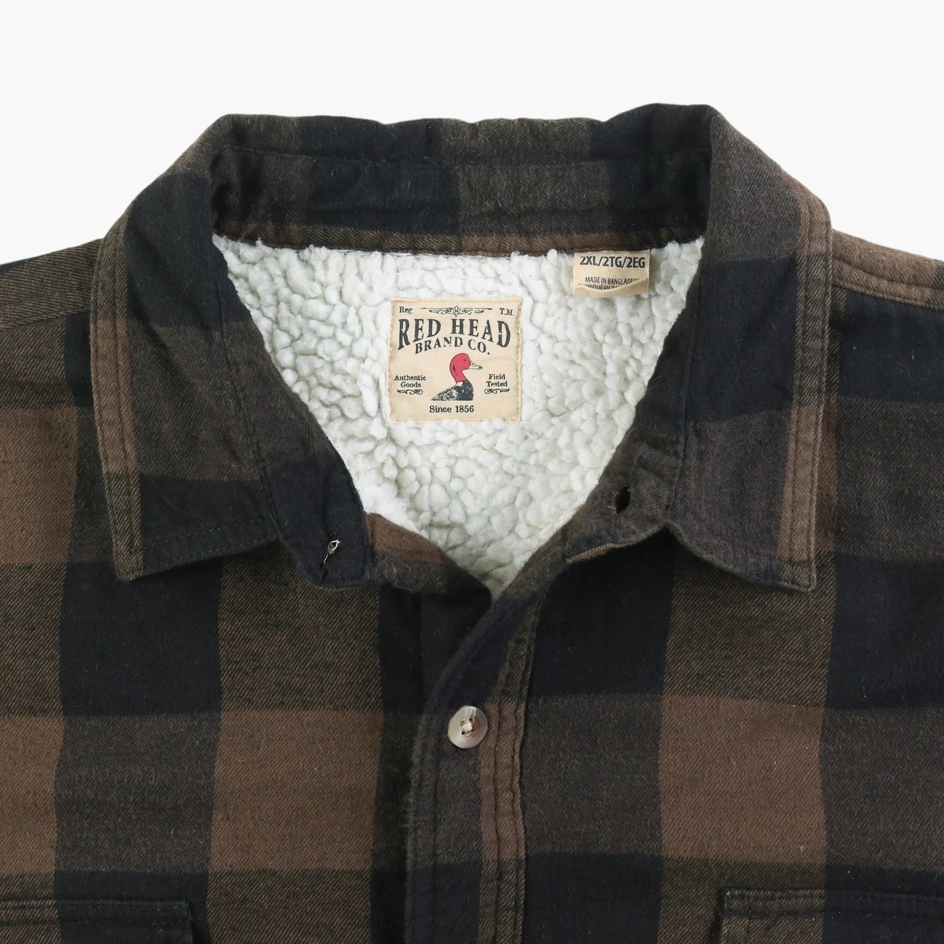 Red Head Lined Flannel Shirt