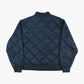 Quilted Bomber Jacket - Navy