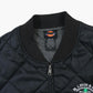 Quilted Bomber Jacket - Black