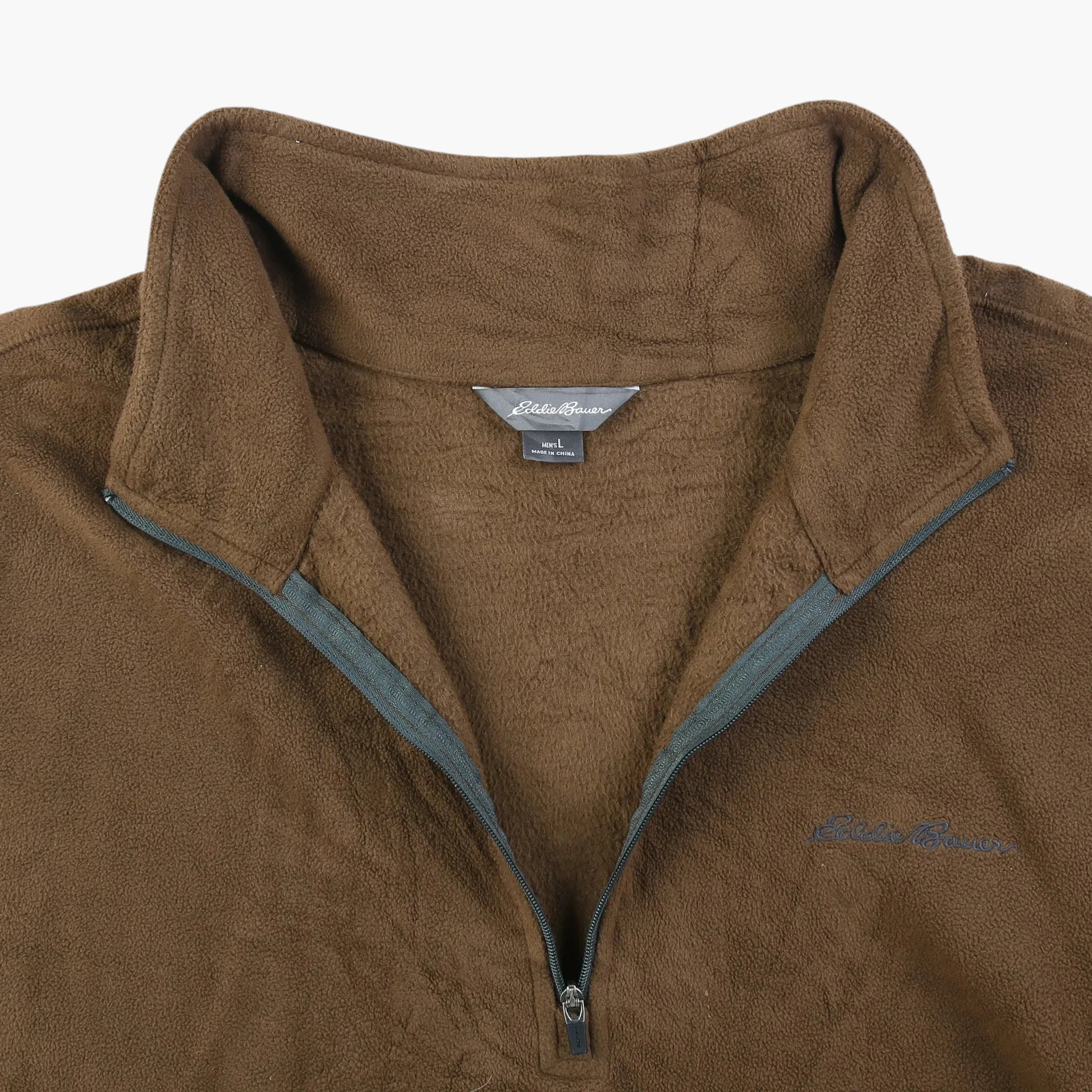 Fleece Pullover - Brown
