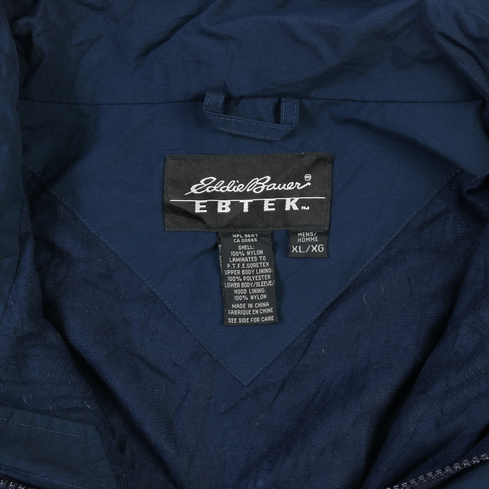 Hooded Windbreaker Jacket - Navy