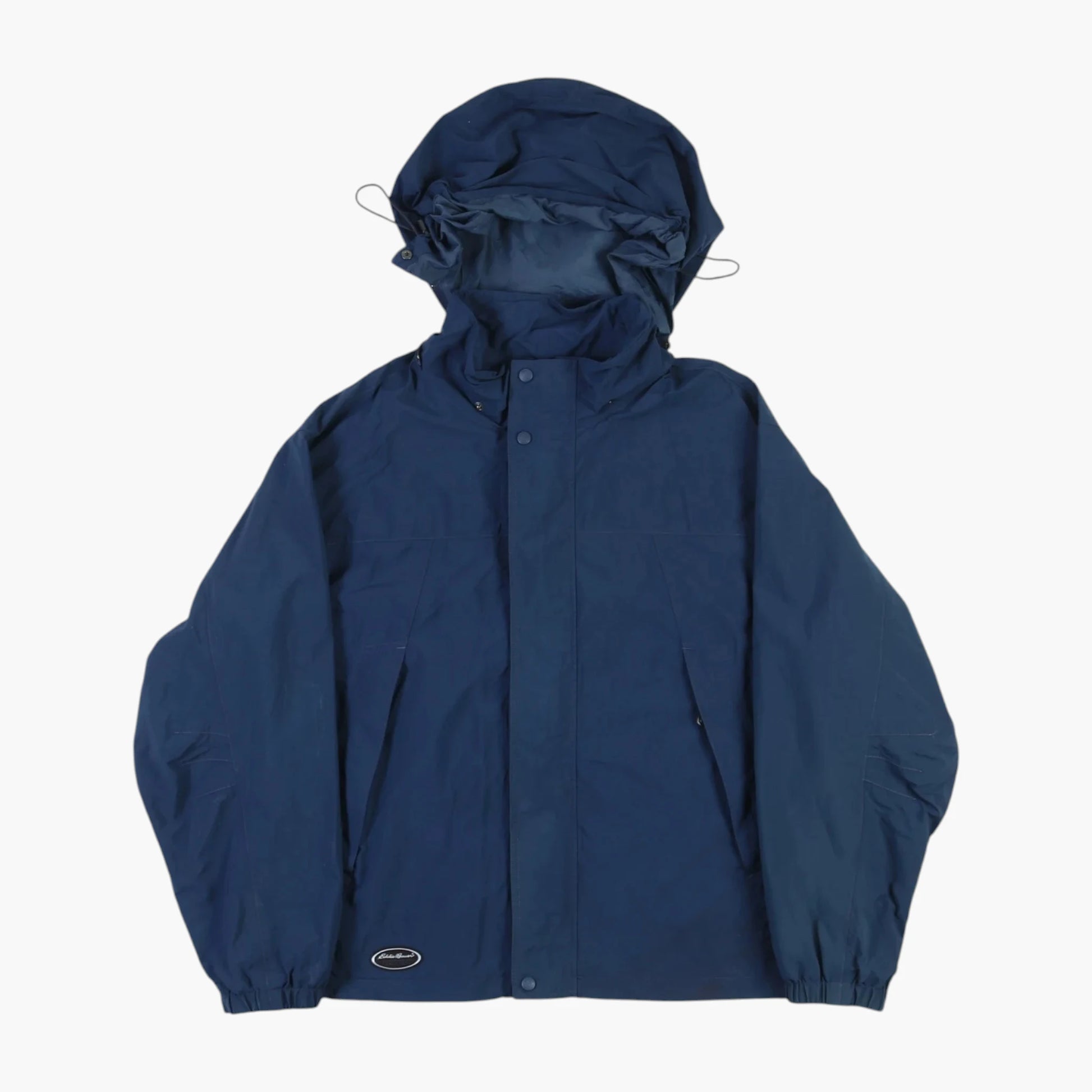 Hooded Windbreaker Jacket - Navy