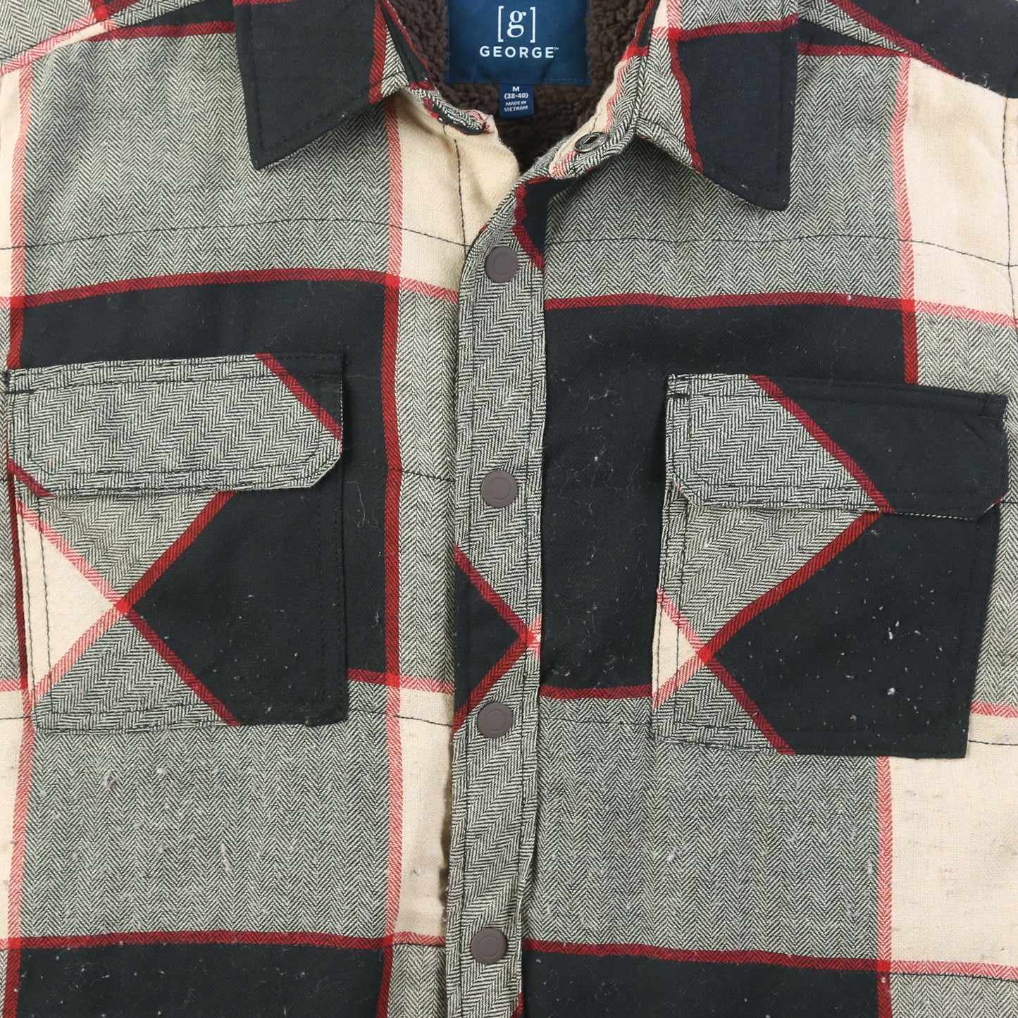 George Lined Flannel Shirt