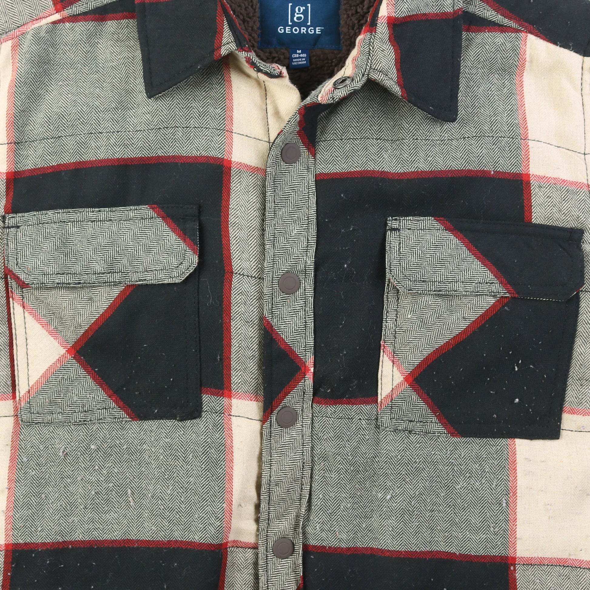 George Lined Flannel Shirt