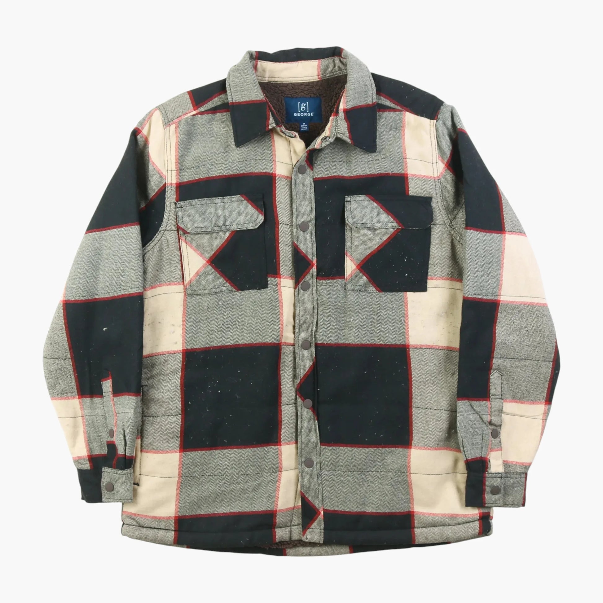 George Lined Flannel Shirt