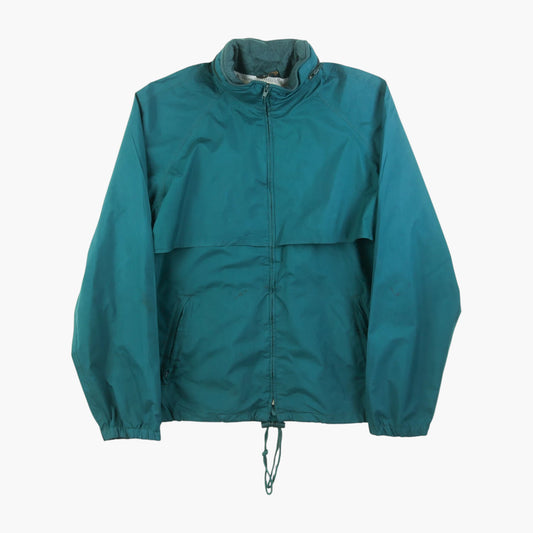 Hooded Windbreaker Jacket - Blue
