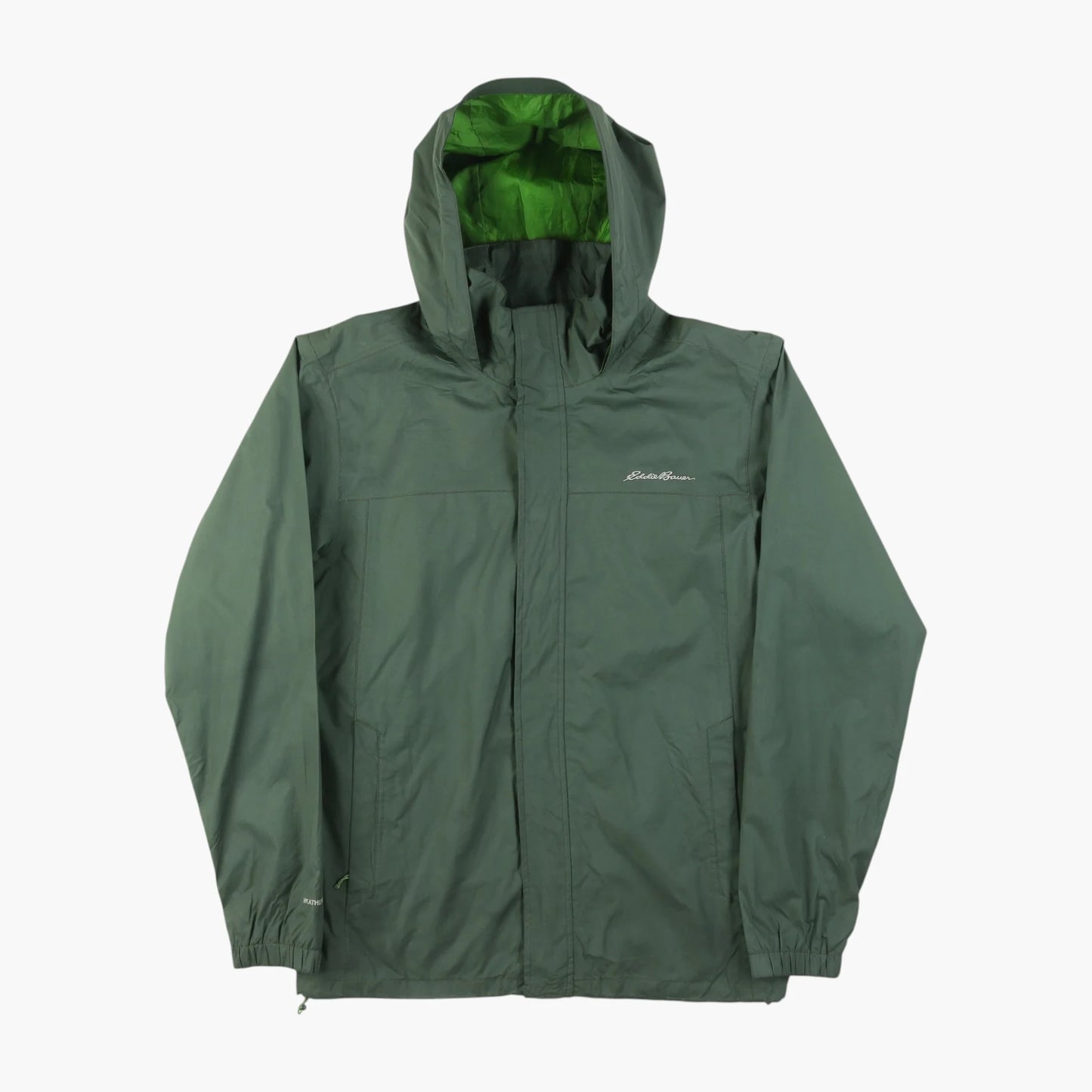 Hooded Windbreaker Jacket - Green
