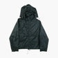 Hooded Windbreaker Jacket - Black