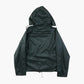 Hooded Windbreaker Jacket - Black