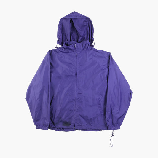 Hooded Windbreaker Jacket - Purple