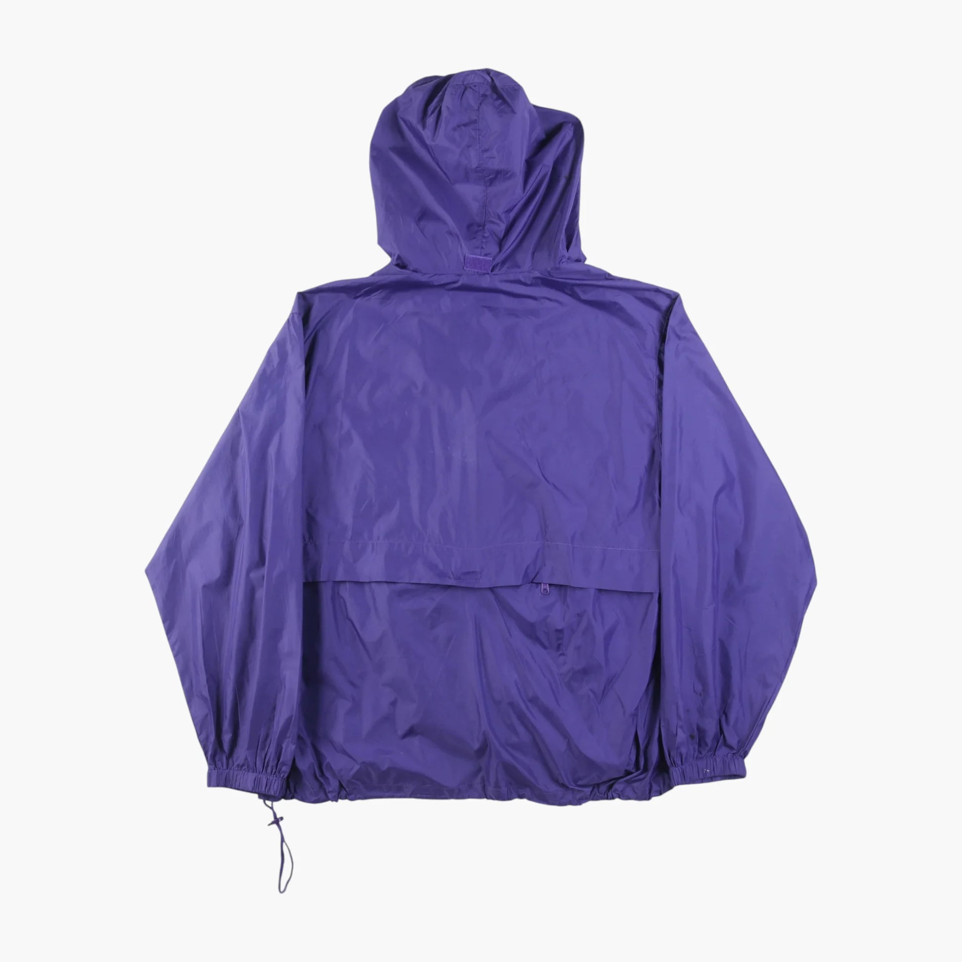 Hooded Windbreaker Jacket - Purple