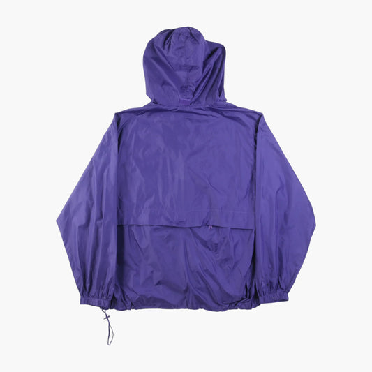Hooded Windbreaker Jacket - Purple
