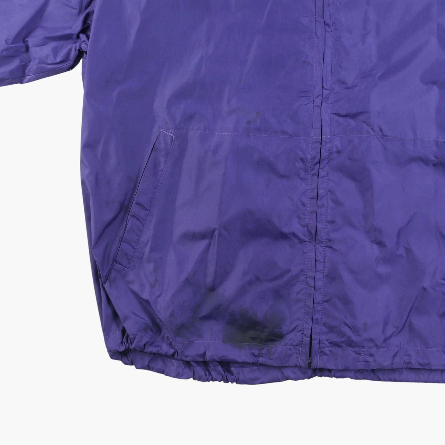 Hooded Windbreaker Jacket - Purple