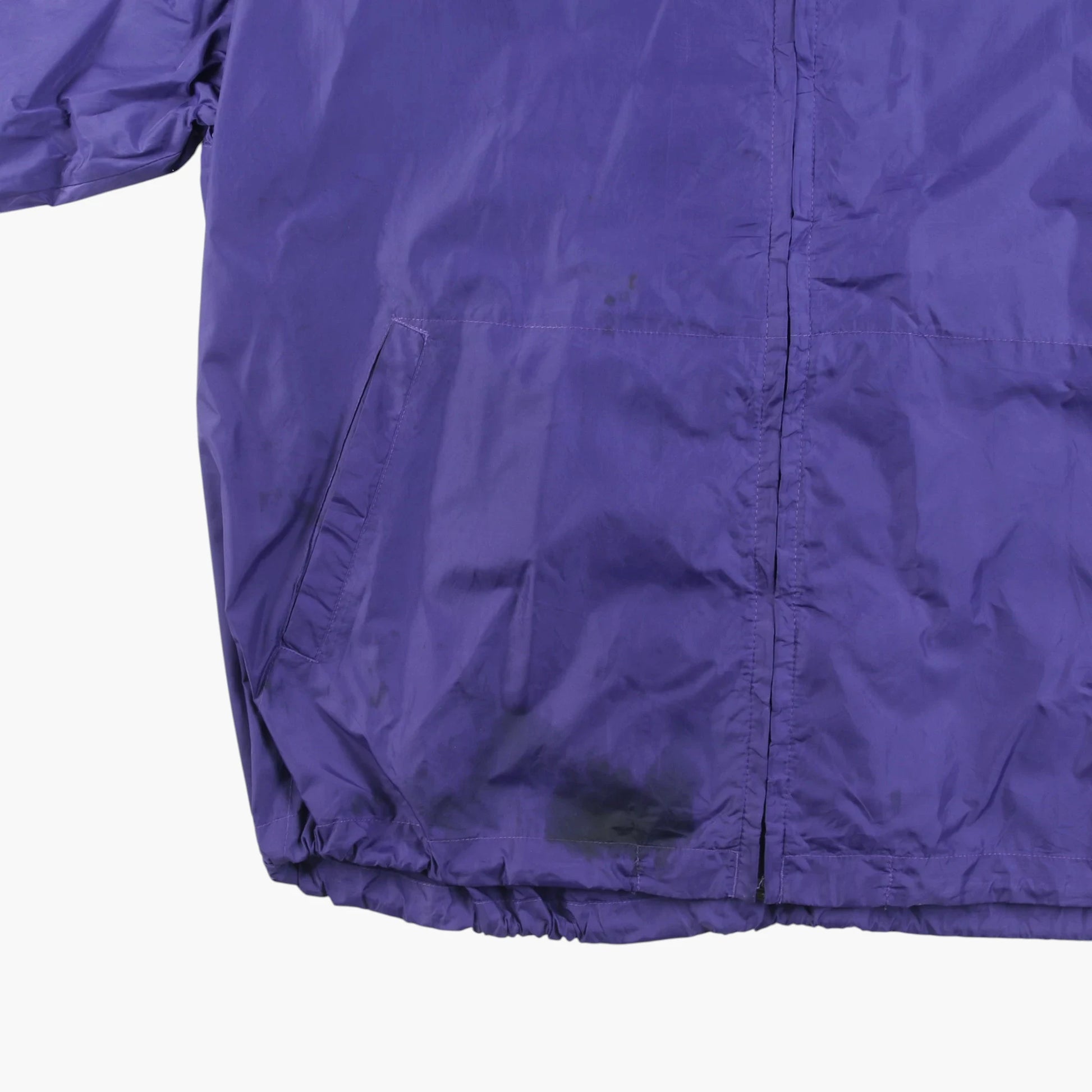 Hooded Windbreaker Jacket - Purple