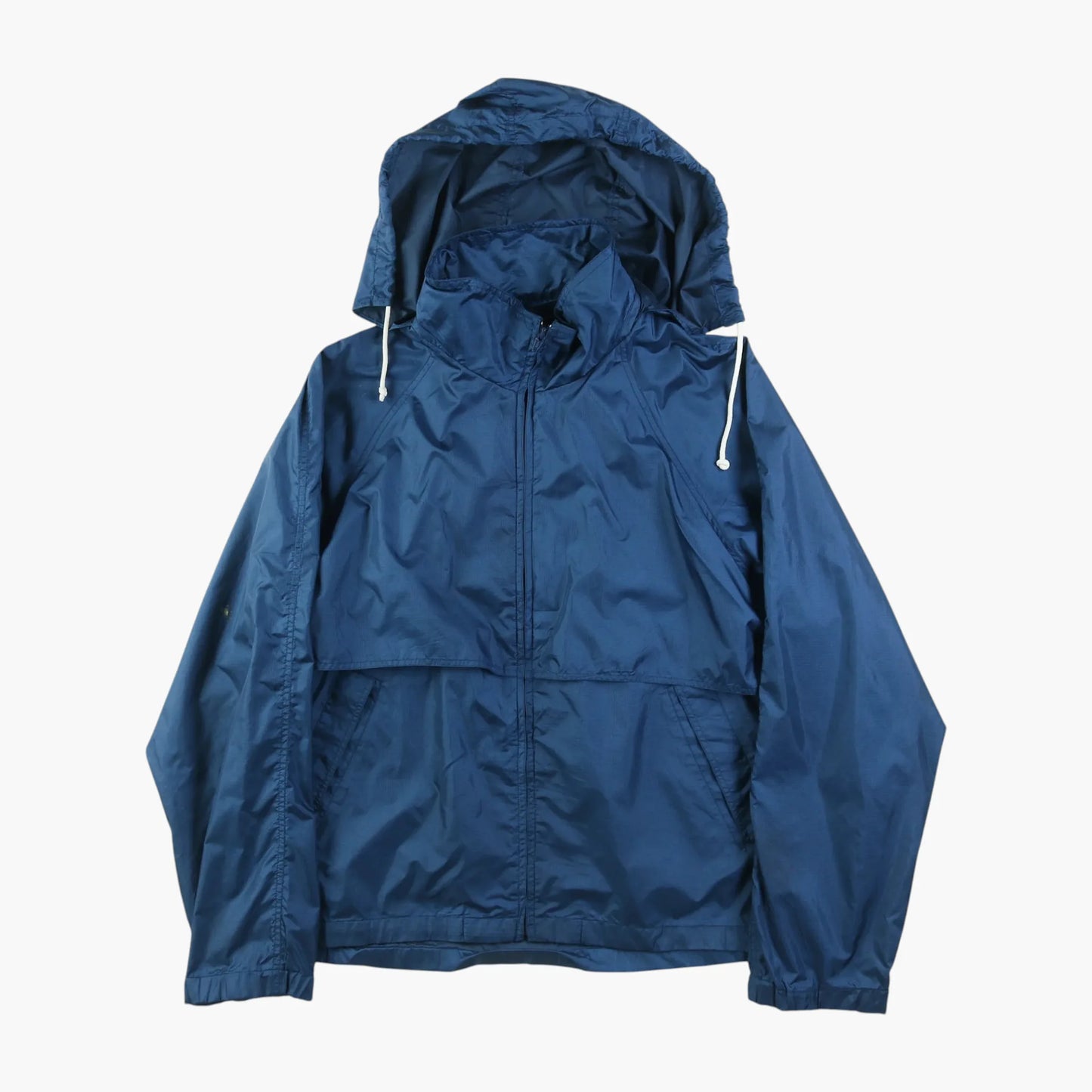 Hooded Windbreaker Jacket - Blue