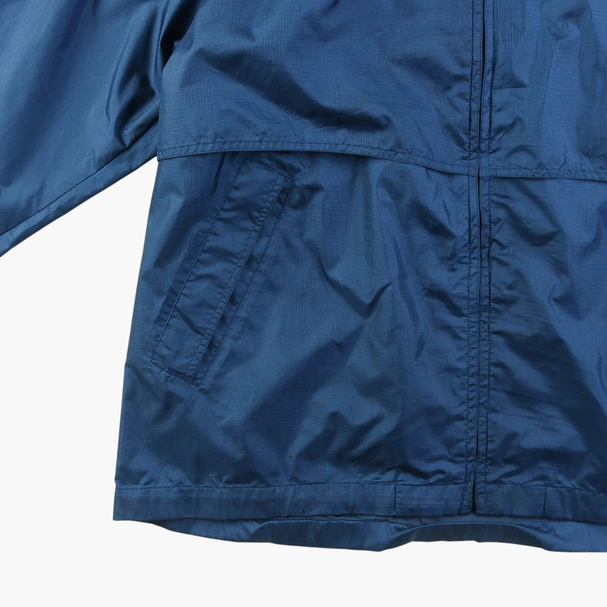 Hooded Windbreaker Jacket - Blue